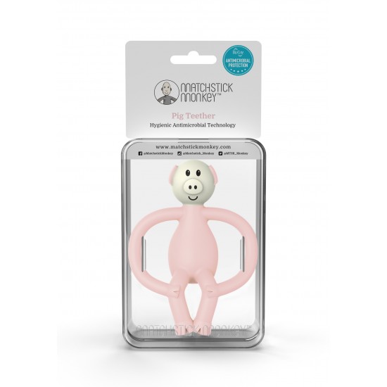 Matchstick Monkey Pig Teether 