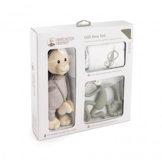 Matchstick Monkey Gift Box Set Grey Matchstick Monkey Gift Box Set Grey