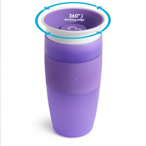 Munchkin Tall Miracle Sippy Cup 18m+ Μωβ Χρώμα 414ml Munchkin Tall Miracle Sippy Cup 18m+ Μωβ Χρώμα 414ml