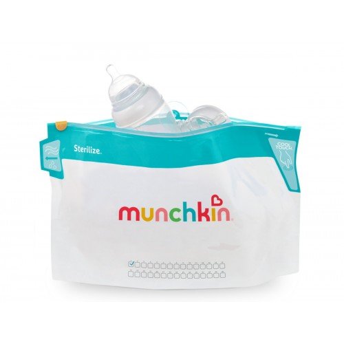 Munchkin Sterilise, 6 Microwave Steriliser Bags, Σακούλες Αποστείρωσης x 6 Τεμάχια
