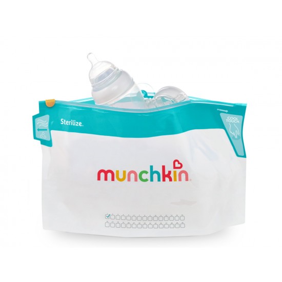 Munchkin Sterilise, 6 Microwave Steriliser Bags, Σακούλες Αποστείρωσης x 6 Τεμάχια