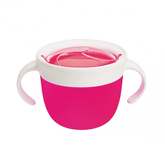 Munchkin Snack Catcher, Παιδικό Κύπελλο για Σνακ, Χρώμα Ροζ 266ml Munchkin Snack Catcher, Παιδικό Κύπελλο για Σνακ, Χρώμα Ροζ 266ml