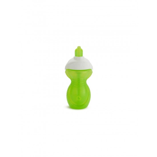 Munchkin Click Lock Κύπελλο με Ενσωματωμένο Καλαμάκι 12m+, Χρώμα Πράσινο 296ml