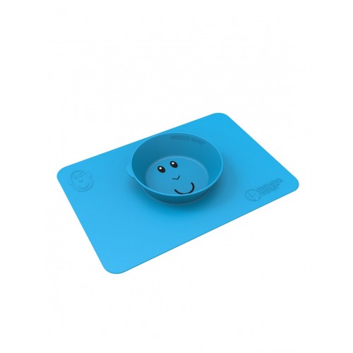 Matchstick Monkey Anti-Spoit Bowl 6m+ Αντιολισθητικό Μπολ , Χρώμα Μπλε 1 Τεμάχιο