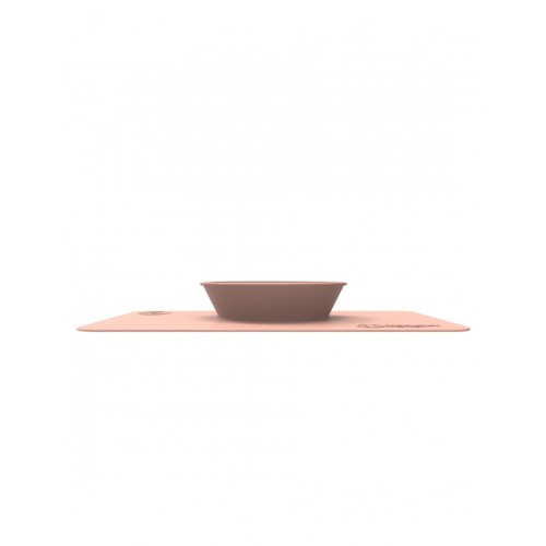 Matchstick Monkey Anti-Spoit Bowl 6m+ Αντιολισθητικό Μπολ , Χρώμα Ροζ Σομόν 1 Τεμάχιο