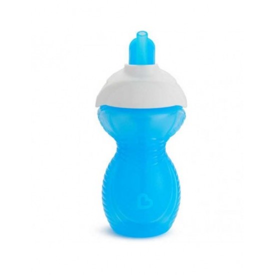 Munchkin Click Lock Κύπελλο με Ενσωματωμένο Καλαμάκι 12m+, Χρώμα Μπλε 296ml