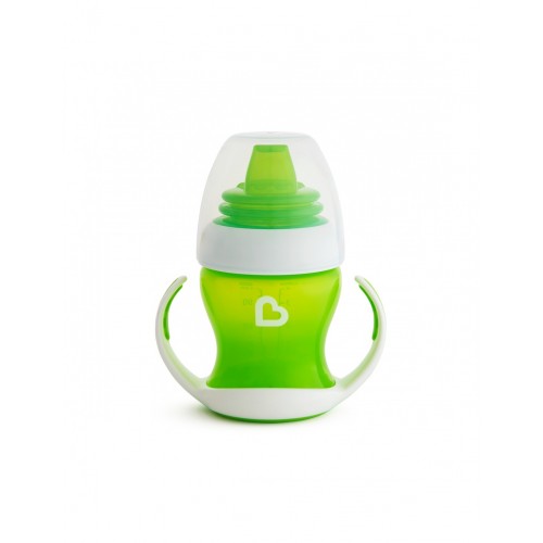 Munchkin Gentle First Cup 4m+ Εκπαιδευτικό Κύπελλο, Χρώμα Πράσινο 118ml