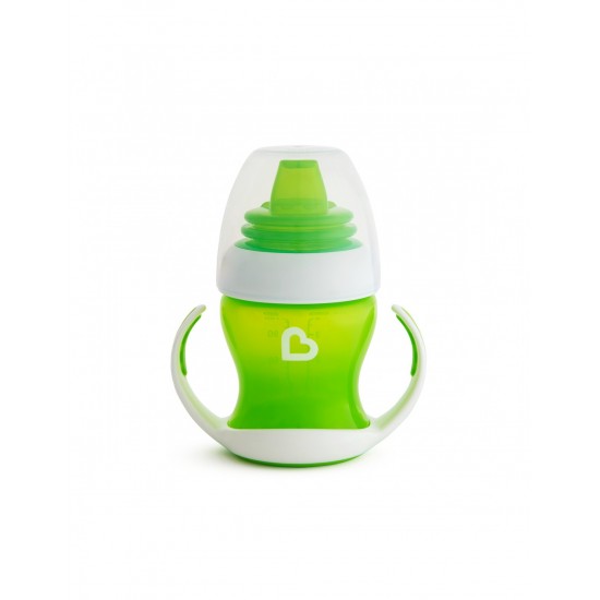 Munchkin Gentle First Cup 4m+ Εκπαιδευτικό Κύπελλο, Χρώμα Πράσινο 118ml