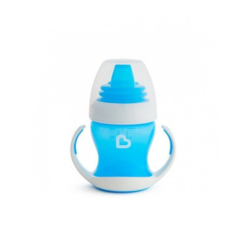 Munchkin Gentle First Cup 4m+ Εκπαιδευτικό Κύπελλο, Χρώμα Μπλε 118ml