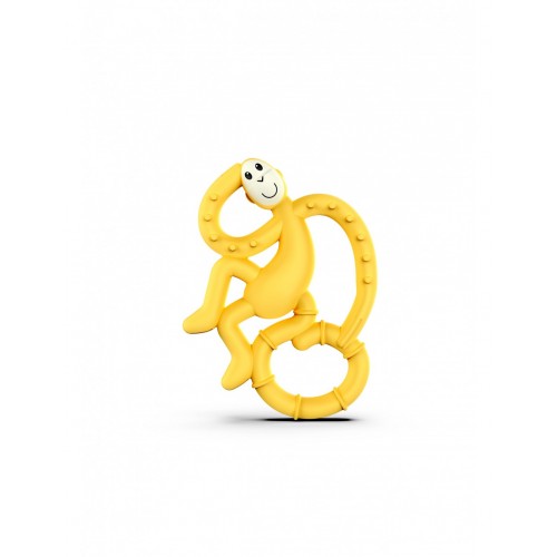 Matchstick Monkey Mini Monkey Teether Yellow