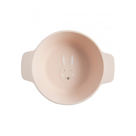 Trixie Silicone Bowl Mrs Rabbit 4m+, Μπολ Φαγητού από Σιλικόνη, Χρώμα Ροζ 1 Τεμάχιο
