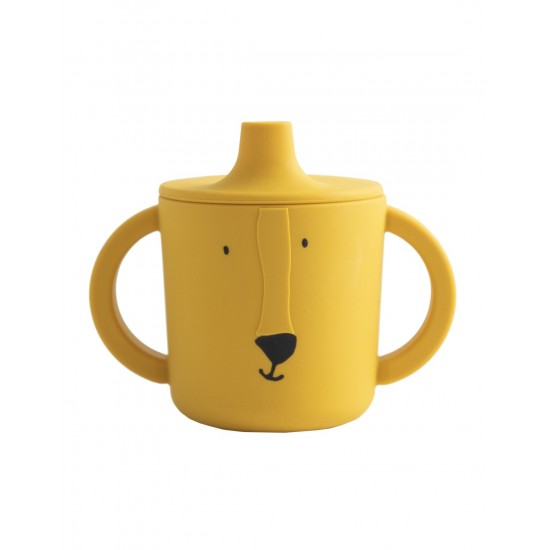Trixie Silicone Sippy Cup Mr Lion. Χρώμα Κίτρινο 207ml