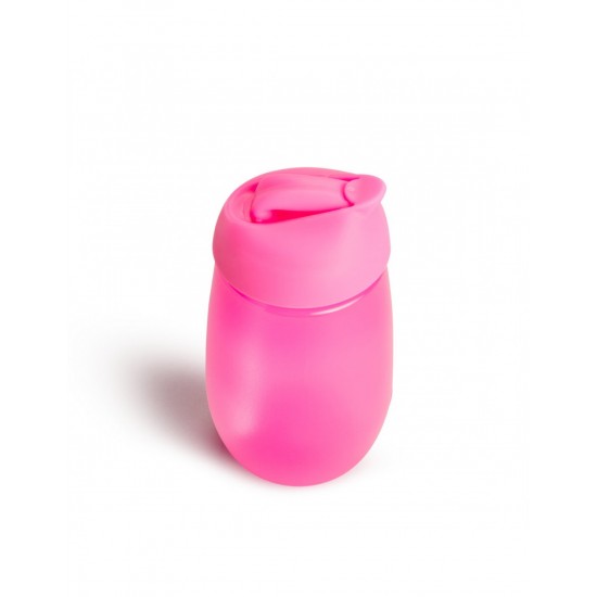 Munchkin Simple Clean Straw Cup 12m+, Κύπελλο με Καλαμάκι, Χρώμα Ροζ 296ml 