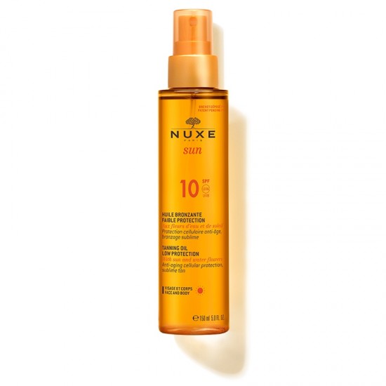 Nuxe Sun Tanning Oil SPF10 Λάδι Μαυρίσματος με Αντιγηραντική Προστασία 150ml