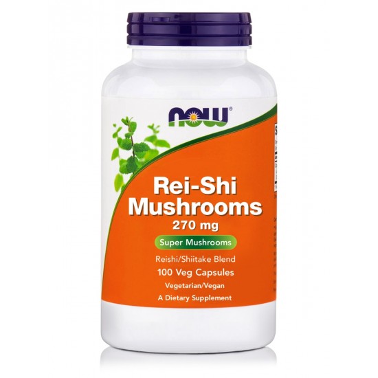 Now Foods Rei-Shi Mushrooms 270mg, Συμπλήρωμα Διατροφής 100 Κάψουλες Now Foods Rei-Shi Mushrooms 270mg, Συμπλήρωμα Διατροφής 100 Κάψουλες