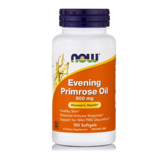 Now Foods Evening Primrose Oil 500mg, Συμπλήρωμα Διατροφής 100 Μαλακές Κάψουλες Now Foods Evening Primrose Oil 500mg, Συμπλήρωμα Διατροφής 100 Μαλακές Κάψουλες