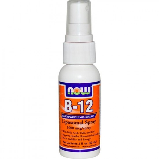 Now Foods Vitamin B-12 Liposomal, Συμπλήρωμα Διατροφής 59ml 