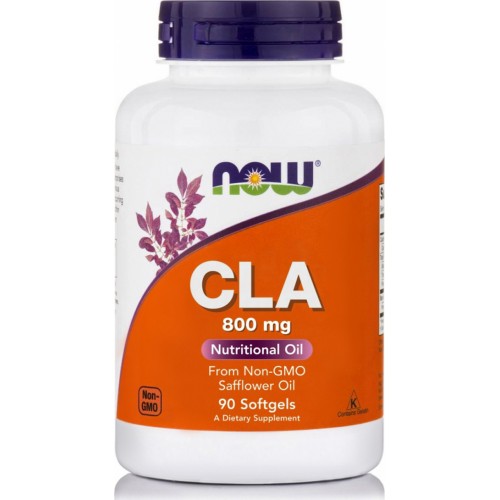Now Foods CLA 800mg, Συμπλήρωμα Διατροφής 90 Μαλακές Κάψουλες Λιποδιαλύτης Now Foods CLA 800mg, Συμπλήρωμα Διατροφής 90 Μαλακές Κάψουλες Λιποδιαλύτης