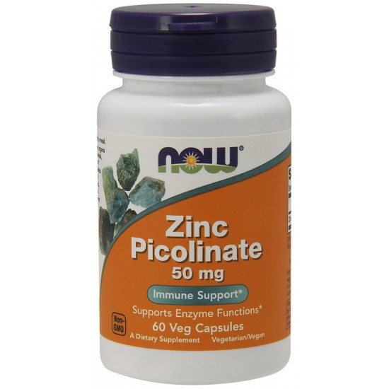 Now Foods Zinc Picolinate 50mg, Συμπλήρωμα Διατροφής 60 Κάψουλες Now Foods Zinc Picolinate 50mg, Συμπλήρωμα Διατροφής 60 Κάψουλες
