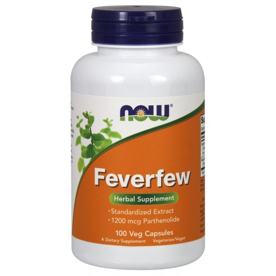 Now Foods Feverfew 400mg, Συμπλήρωμα Διατροφής 100 Κάψουλες Now Foods Feverfew 400mg, Συμπλήρωμα Διατροφής 100 Κάψουλες