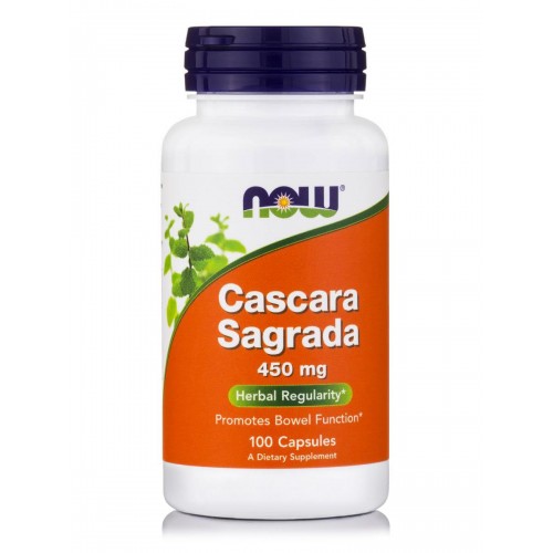 Now Foods Cascara Sagrada 450mg, Συμπλήρωμα Διατροφής για την Αντιμετώπιση της Δυσκοιλιότητας 100 Κάψουλες Now Foods Cascara Sagrada 450mg, Συμπλήρωμα Διατροφής για την Αντιμετώπιση της Δυσκοιλιότητας 100 Κάψουλες