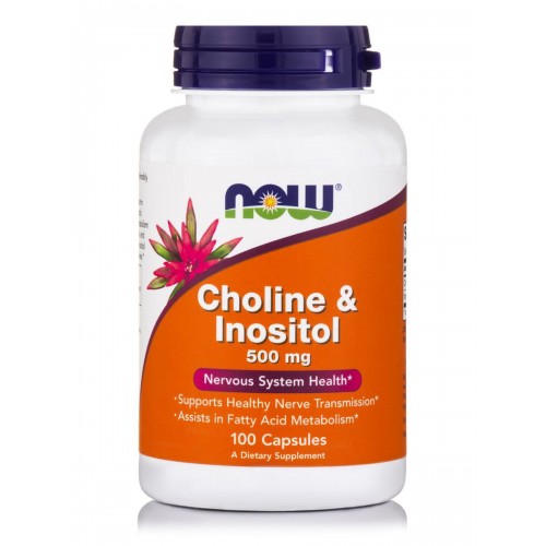 Now Foods Choline & Inositol 250-250mg, Συμπλήρωμα Διατροφής Για την Καλή Υγεία του Νευρικού Συστήματος & του Εγκεφάλου 100 Κάψουλες Now Foods Choline & Inositol 250-250mg, Συμπλήρωμα Διατροφής Για την Καλή Υγεία του Νευρικού Συστήματος & του Εγκεφάλου 100 Κάψουλες
