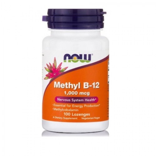 Now Foods Methyl B12 1000 mcg, Συμπλήρωμα Διατροφής 100 Παστίλιες Now Foods Methyl B12 1000 mcg, Συμπλήρωμα Διατροφής 100 Παστίλιες