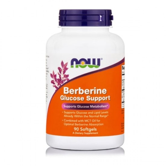 Now Berberine Glucose Support,Υποστήριξη του Ήδη Φυσιολογικού Μεταβολισμού της Γλυκόζης 90softgels Now Berberine Glucose Support,Υποστήριξη του Ήδη Φυσιολογικού Μεταβολισμού της Γλυκόζης 90softgels