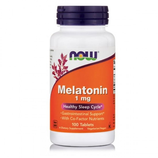 Now Melatonin 1mg 100 Tabs, Μπορεί Να Βοηθήσει Στην Αϋπνία Και Στις Διάφορες Διαταραχές Του Ύπνου