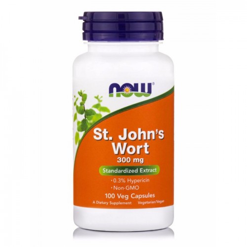 Now Foods St. John's Wort Extract 300mg, Συμπλήρωμα Διατροφής 100 Φυτικές Κάψουλες Now Foods St. John's Wort Extract 300mg, Συμπλήρωμα Διατροφής 100 Φυτικές Κάψουλες
