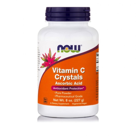 Now Foods Vitamin C Crystals (100% Pure Ascorbic Acid) Vegetarian 8 oz, Συμπλήρωμα Διατροφής 227gr Now Foods Vitamin C Crystals (100% Pure Ascorbic Acid) Vegetarian 8 oz, Συμπλήρωμα Διατροφής 227gr