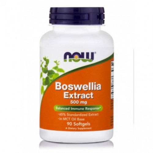 Now Foods Boswellia Extract 500mg, Συμπλήρωμα Διατροφής  για το Ανοσοποιητικό Σύστημα 90 Μαλακές Κάψουλες
