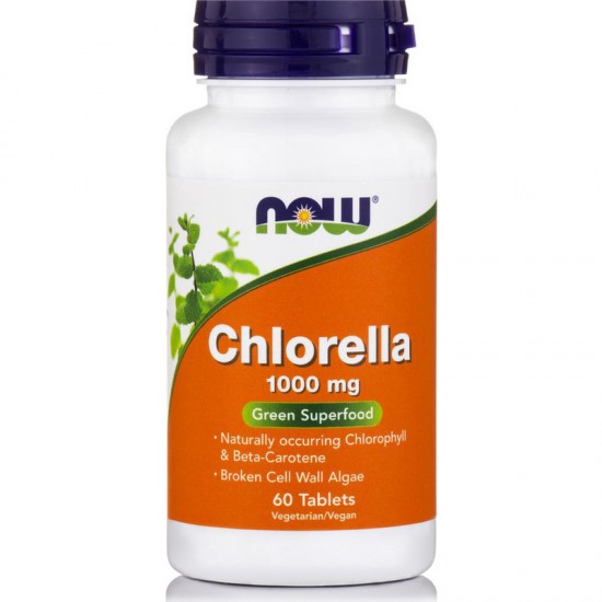 Now Foods Chlorella 1000mg, Συμπλήρωμα Διατροφής Αποτοξίνωση, Ενίσχυση Ανοσοποιητικού 100Φυτικές Ταμπλέτες Now Foods Chlorella 1000mg, Συμπλήρωμα Διατροφής Αποτοξίνωση, Ενίσχυση Ανοσοποιητικού 100Φυτικές Ταμπλέτες