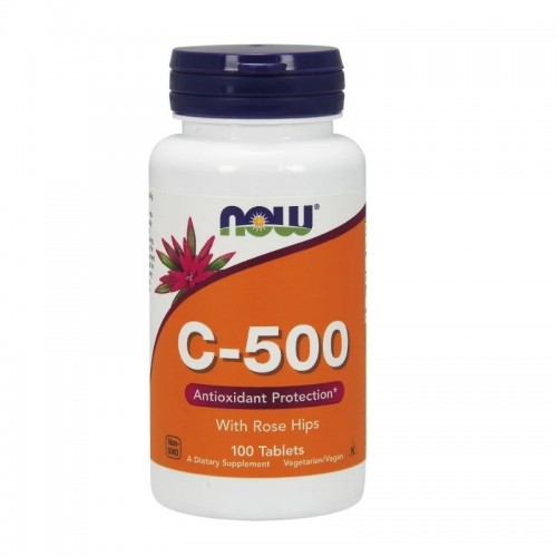 Now Foods C-500 Rose Hips & Bioflavonoids, Συμπλήρωμα Διατροφής-Ενίσχυση Ανοσοποιητικού 100 Ταμπλέτες Now Foods C-500 Rose Hips & Bioflavonoids, Συμπλήρωμα Διατροφής-Ενίσχυση Ανοσοποιητικού 100 Ταμπλέτες
