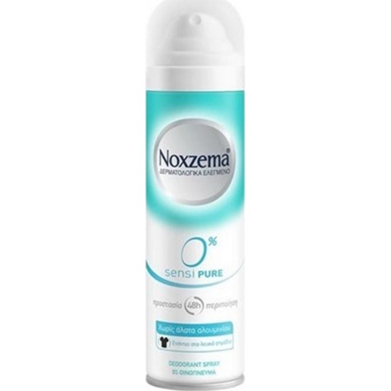 Noxzema SensiPure 0% Αποσμητικό Spray 48h Χωρίς Άλατα Αλουμινίου 150ml