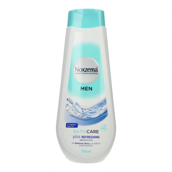 Noxzema Men Bath Care Pilot Refreshing, Αφρόλουτρο με Θαλάσσια Άλατα 750ml