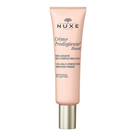 Nuxe Creme Prodigieuse Boost 5in1 Multi-Perfection Smoothing Primer, Φροντίδα Ομοιόμορφης Όψης 30ml