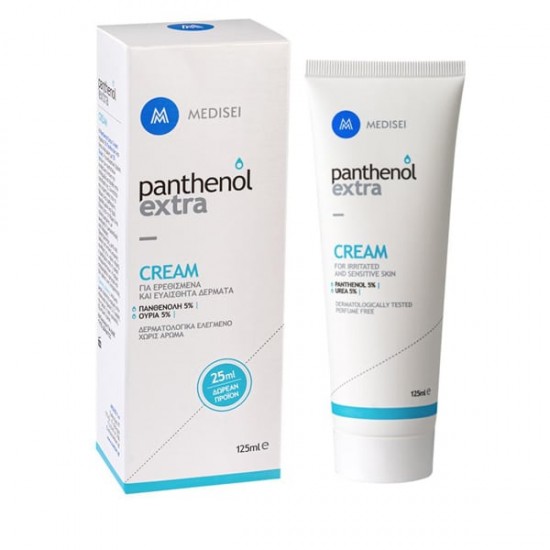 Panthenol Extra Cream, Κρέμα Σώματος Για Ερεθισμένα & Ευαίσθητα Δέρματα 125ml