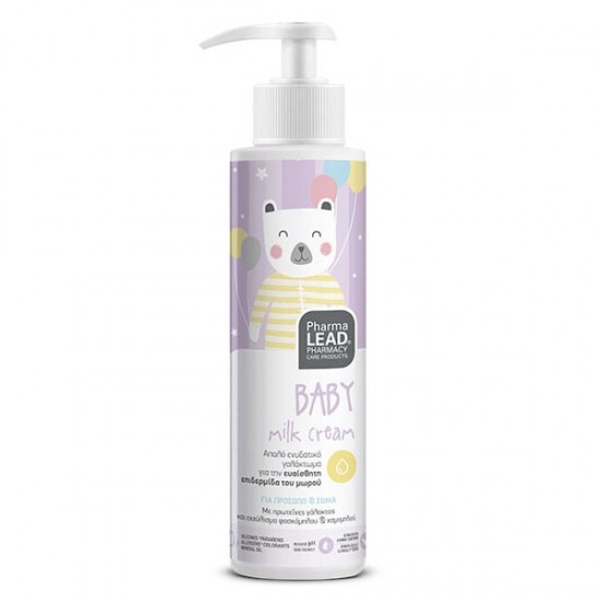 Pharmalead Baby Milk Cream Face & Body, Βρεφικό Ενυδατικό Γαλάκτωμα για Πρόσωπο & Σώμα 150ml Pharmalead Baby Milk Cream Face & Body, Βρεφικό Ενυδατικό Γαλάκτωμα για Πρόσωπο & Σώμα 150ml