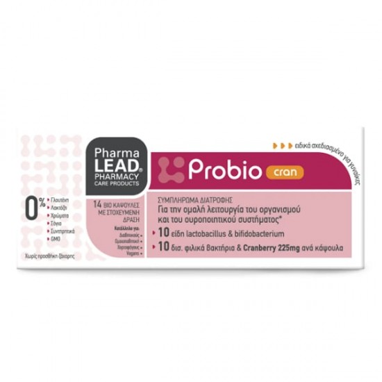 Pharmalead Probio Cran Προβιοτικά με Cranberry 14caps Pharmalead Probio Cran Προβιοτικά με Cranberry 14caps