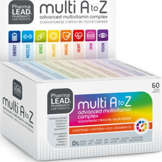 Pharmalead Multi A-Z Advanced Multivitamin Complex 60tabs