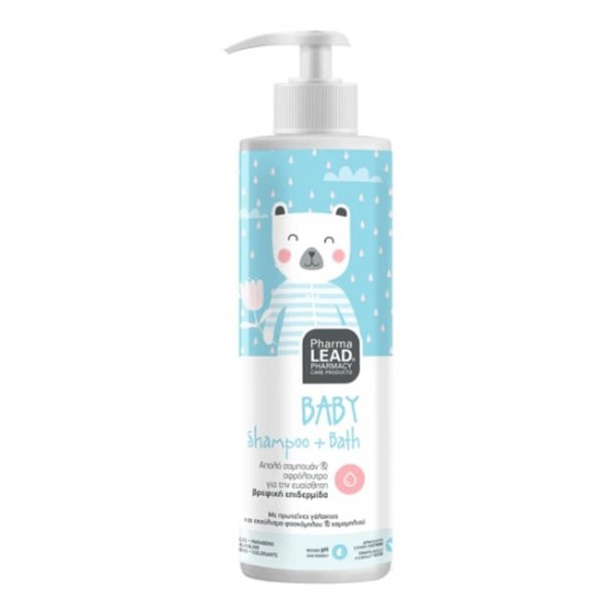 Pharmalead Baby Shampoo & Bath Βρεφικό Σαμπουάν & Αφρόλουτρο για την Ευαίσθητη Επιδερμίδα 500ml Pharmalead Baby Shampoo & Bath Βρεφικό Σαμπουάν & Αφρόλουτρο για την Ευαίσθητη Επιδερμίδα 500ml