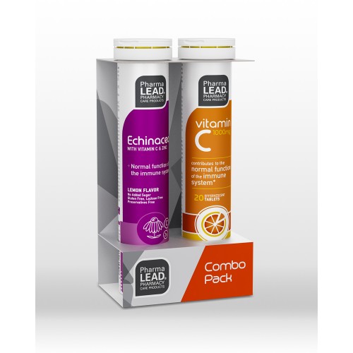 Pharmalead Promo 1+1 Echinacea & Vitamin C 1000mg Συμπλήρωμα διατροφής με Εχινάκεια & Βιταμίνη C 2x20eff.tabs Pharmalead Promo 1+1 Echinacea & Vitamin C 1000mg Συμπλήρωμα διατροφής με Εχινάκεια & Βιταμίνη C 2x20eff.tabs