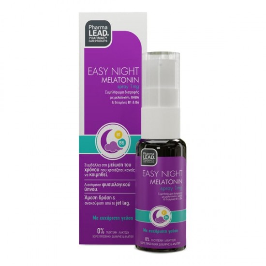 Pharmalead Easy Night Melatonin Spray Μελατονίνη με Βιταμίνες B6 & B1, 20ml