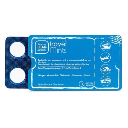 Pharmalead Travel Mints Για Την Ανακούφιση Από Το Υποκειμενικό Αίσθημα Του Τζετ Λαγκ 15τεμ Pharmalead Travel Mints Για Την Ανακούφιση Από Το Υποκειμενικό Αίσθημα Του Τζετ Λαγκ 15τεμ