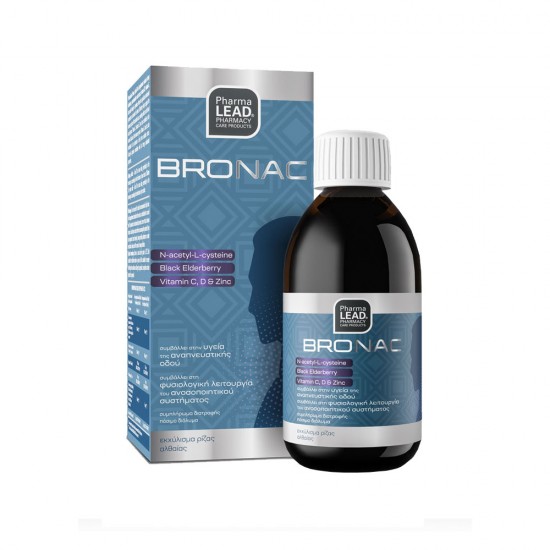 Pharmalead Bronac Συμπλήρωμα Διατροφής για τη Φυσιολογική Λειτουργία του Ανοσοποιητικού Συστήματος 200ml