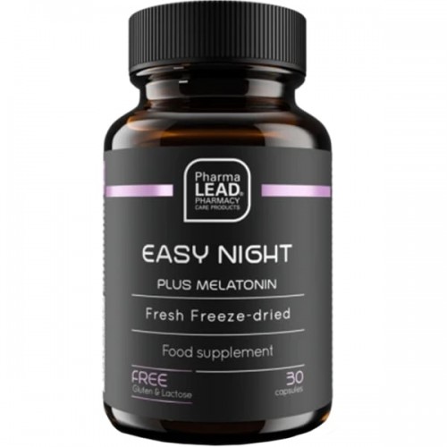 Pharmalead Black Range Easy Night Plus Melatonin, Συμπλήρωμα Διατροφής Μελατονίνης 30caps Pharmalead Black Range Easy Night Plus Melatonin, Συμπλήρωμα Διατροφής Μελατονίνης 30caps