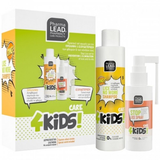 Pharmalead Promo Lice No More Λοσιόν , Σαμπουάν & Χτενάκι σε Spray για Πρόληψη & Αντιμετώπιση Ενάντια στις Ψείρες για Παιδιά 125ml