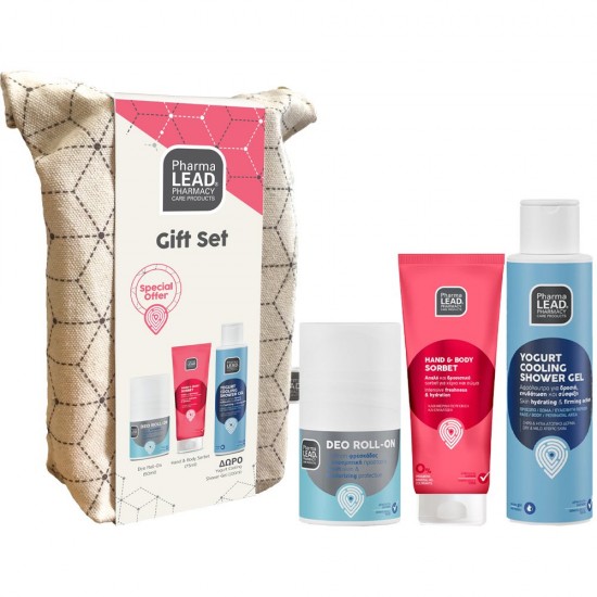 Pharmalead Promo Red Body Deo Roll-On Αποσμητικό 50ml & Hand & Body Sorbet Απαλό & Δροσιστικό Sorbet Για Τα Χέρια & Το Σώμα 75ml & Δώρο Yogurt Cooling Shower Gel Αφρόλουτρο 100ml Pharmalead Promo Red Body Deo Roll-On Αποσμητικό 50ml & Hand & Body Sorbet Απαλό & Δροσιστικό Sorbet Για Τα Χέρια & Το Σώμα 75ml & Δώρο Yogurt Cooling Shower Gel Αφρόλουτρο 100ml