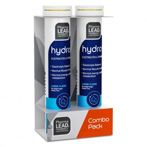 Pharmalead Promo Hydro+ Ηλεκτρολύτες με Βιταμίνες & Μέταλλα, Προσφέρουν Άμεση Ενυδάτωση, Ενέργεια & Εξισορρόπηση στον Ανθρώπινο Οργανισμο (1+1 ΔΩΡΟ) 20 & 20 Αναβράζουσες Ταμπλέτες Pharmalead Promo Hydro+ Ηλεκτρολύτες με Βιταμίνες & Μέταλλα, Προσφέρουν Άμεση Ενυδάτωση, Ενέργεια & Εξισορρόπηση στον Ανθρώπινο Οργανισμο (1+1 ΔΩΡΟ) 20 & 20 Αναβράζουσες Ταμπλέτες